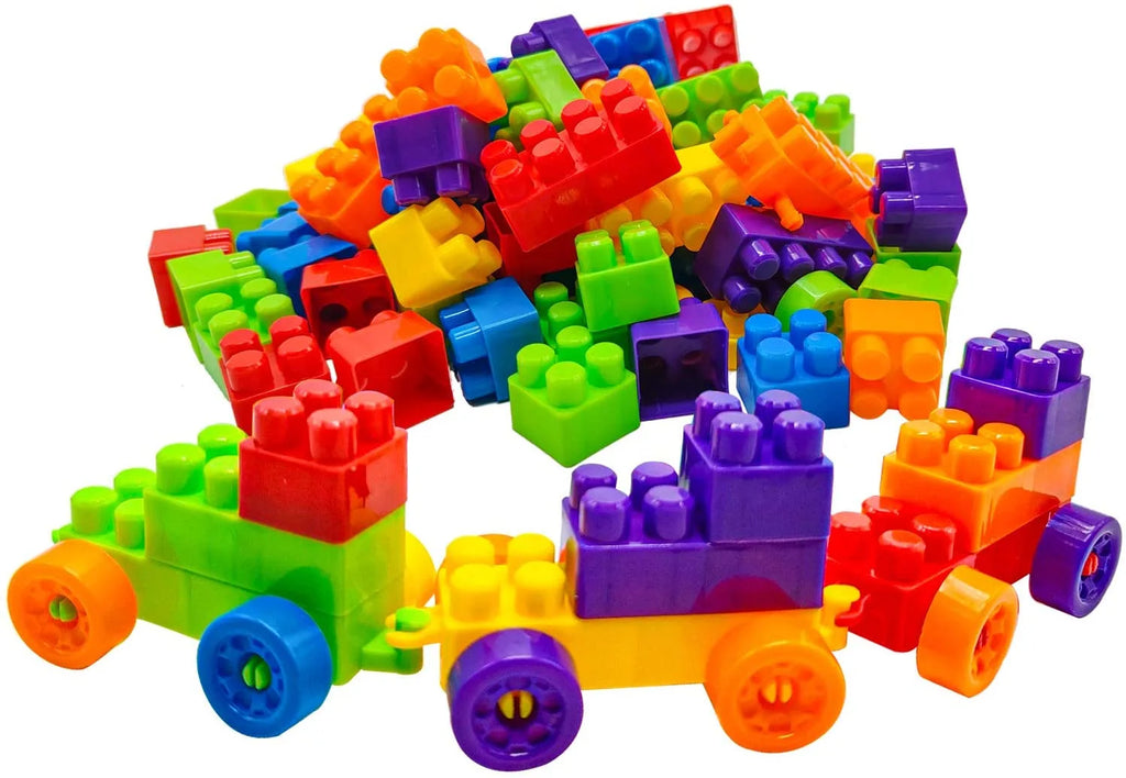 72 Pcs Colorful Building Blocks for Kids