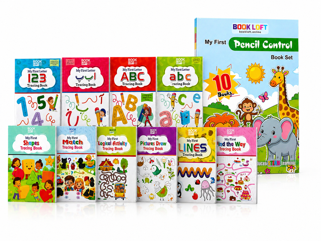 My First Pencil Control Book Set - Pack Of 10 Tracing Books