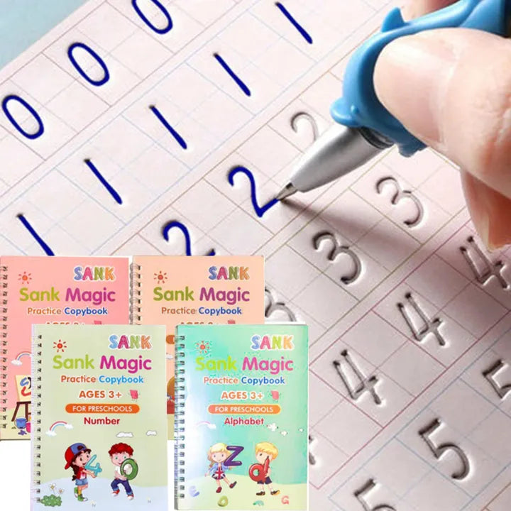 Write & Disappear Children - 4 Pcs Book Sent Of Sank Magic Book