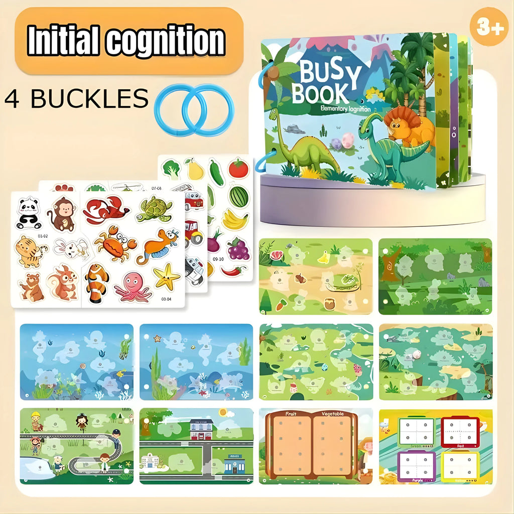 Quiet Busy Book For Preschool Kids